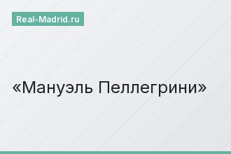 Мануэль Пеллегрини